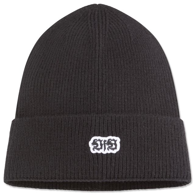 schwarze Beanie mit kleinem VfB Logo