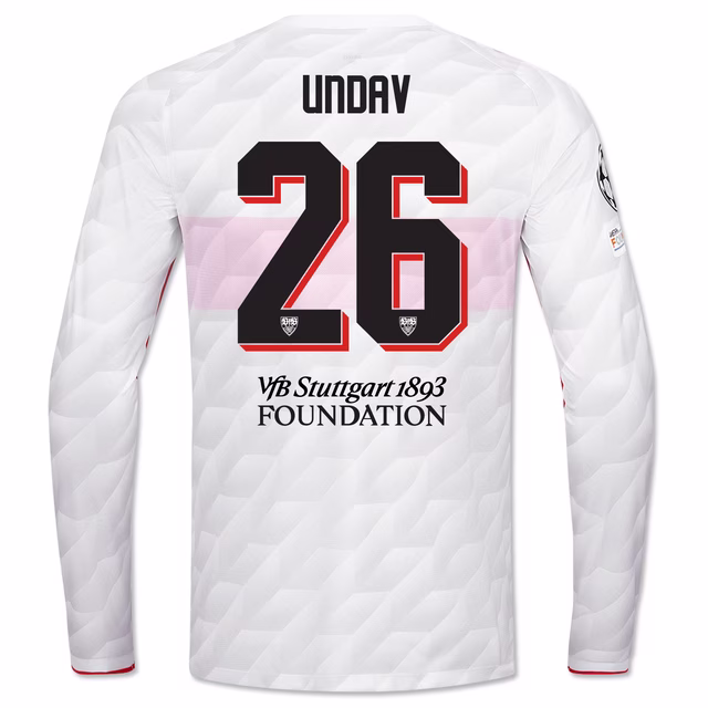 VfB champions league home jersey long-sleeve 26/27