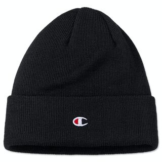 schwarze Beanie mit Champion Logo