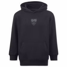 VfB Kids Hoodie Basic Line schwarz