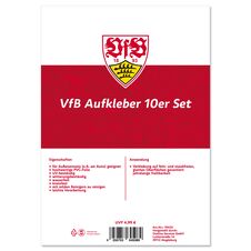 VfB Aufkleber 10er Set