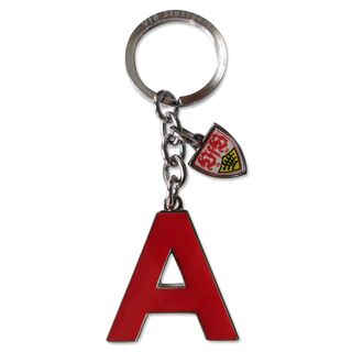 Buchstabe A als Schlüsselanhänger mit kleinem VfB Wappen