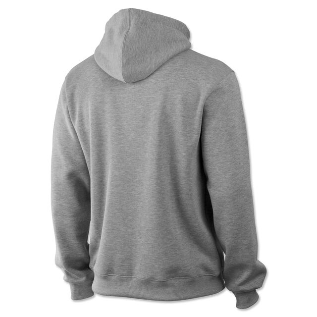 graue Rückseite des VfB Hoodies Wappenstick