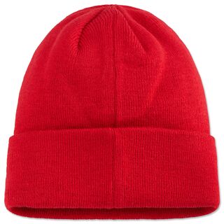 rote Rückseite der Beanie