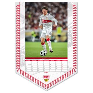 Kalenderblatt April mit Angelo Stiller