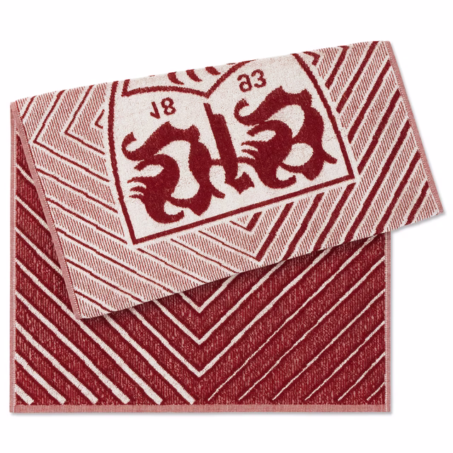 VfB Handtuch Wappen bordeaux