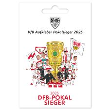 VfB Aufkleber Pokalsieger 2025