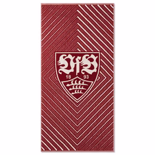 VfB Duschtuch Wappen bordeaux
