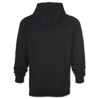 schwarze Rückseite des Hoodies