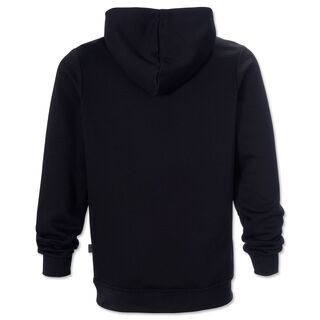 schwarze Rückseite des Hoodies