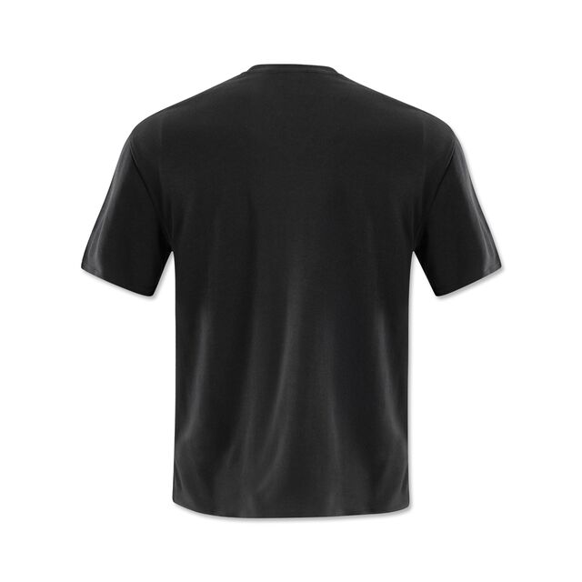 schwarze Rückseite des T-Shirts Freizeit 25/26
