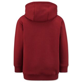 rote Rückseite des Hoodies