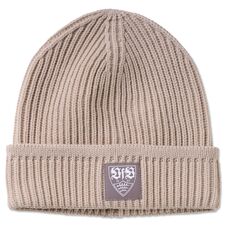 VfB Beanie Grobstrick natur