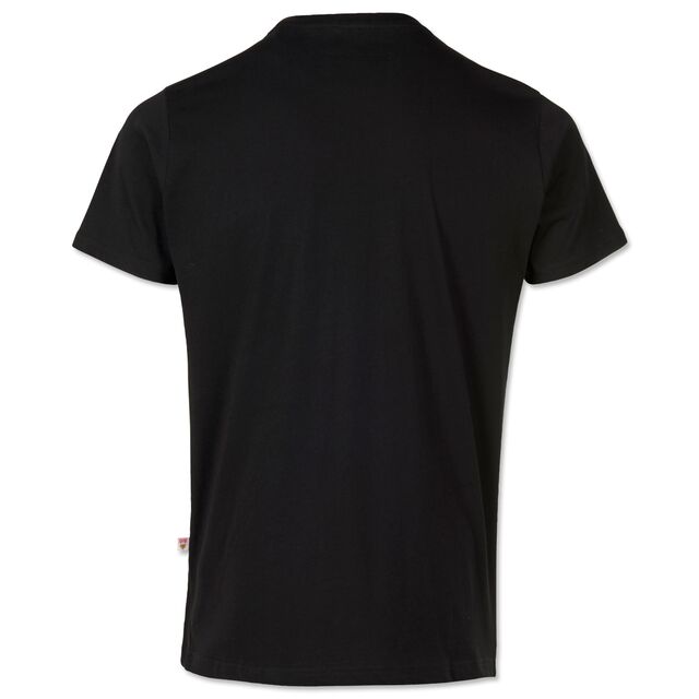 schwarze Rückseite des VfB T-Shirts Wappen Vielfalt