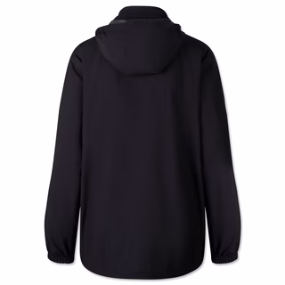 schwarze Rückseite der Jacke