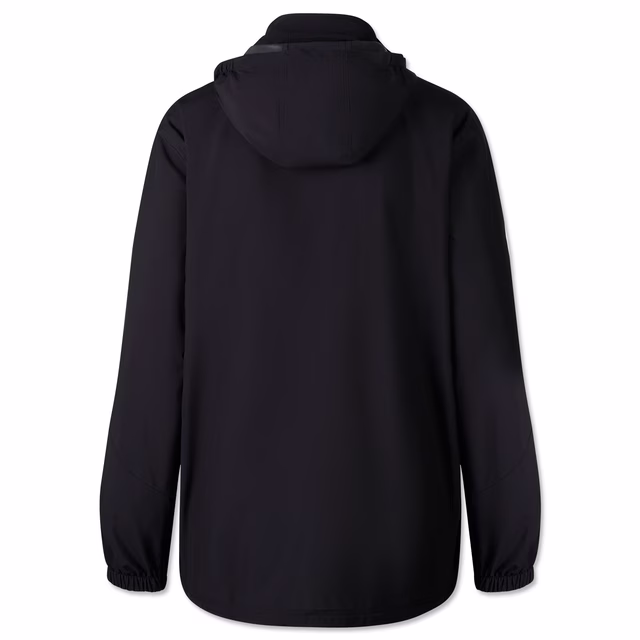 schwarze Rückseite der Jacke