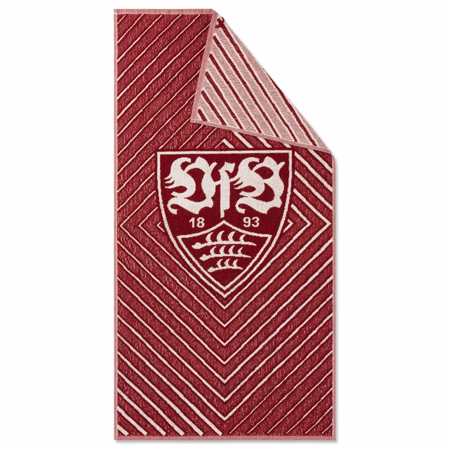 VfB Handtuch Wappen bordeaux