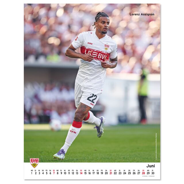 Kalenderblatt Juni mit Lorenz Assignon