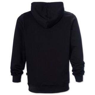 schwarze Rückseite des Hoodies