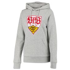 VfB Damen Hoodie Wappen grau