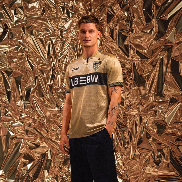 VfB Auswärtstrikot gold 26/27