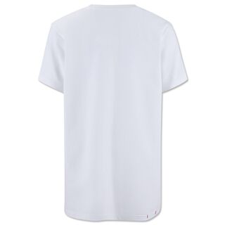 weiße Rückseite des T-Shirts