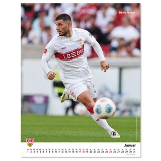 Kalenderblatt Januar mit Deniz Undav