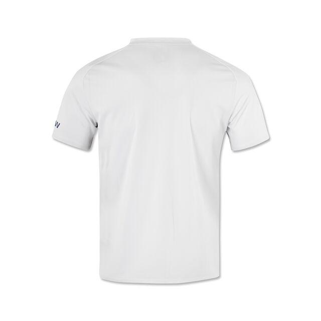 weiße Rückseite des VfB Kids Warm-Up T-Shirts 25/26