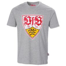 VfB t-shirt emblem used grey 