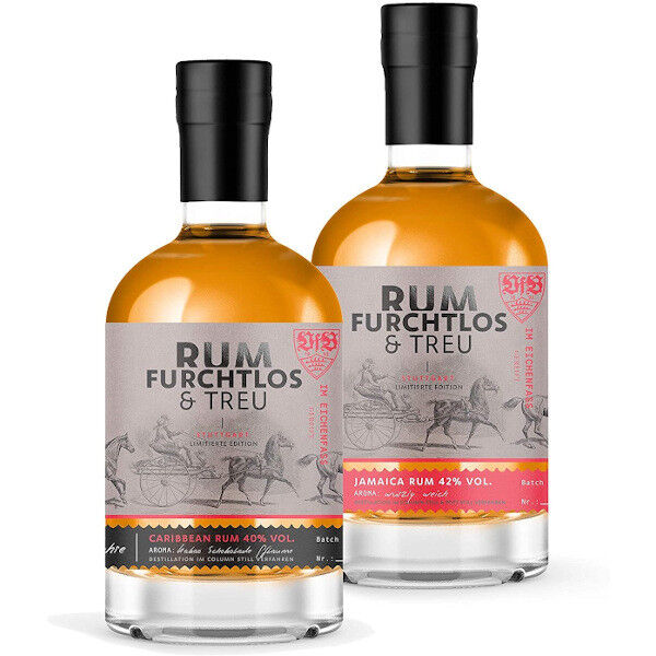Rumflasche mit VfB Rum