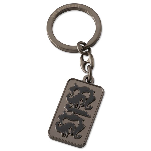 VfB Schriftzug in Schwarz als Schlüsselanhänger