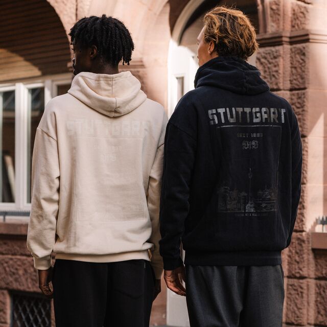 VfB Kleinigkeit Hoodie Stadtbild schwarz