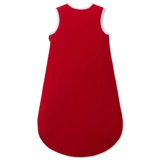 rote Rückseite des Schlafsacks