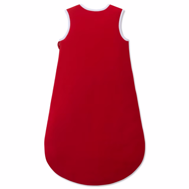rote Rückseite des Schlafsacks