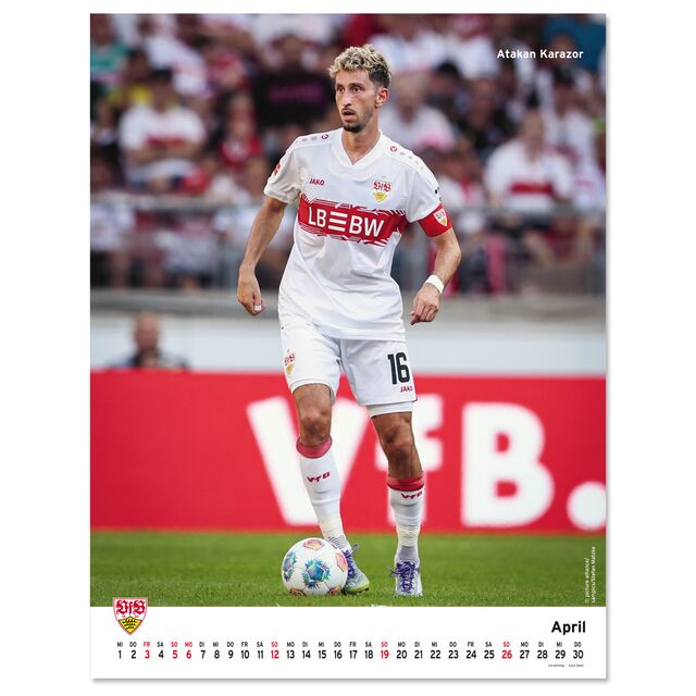 Kalenderblatt April mit Atakan Karazor