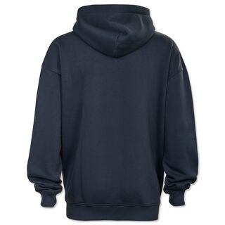 graue Rückseite des Hoodies