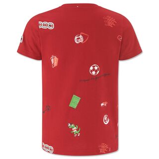 Rotes T-Shirt mit VfB Motiven 