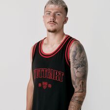 VfB Tanktop Basketball schwarz-rot