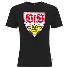 VfB Damen T-Shirt Wappen schwarz