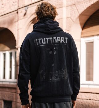 VfB Kleinigkeit Hoodie Stadtbild schwarz