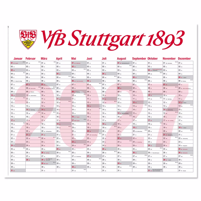 VfB poster calendar 2027