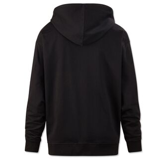 schwarze Rückseite des CL Oversize Zip Up Hoodies Puls
