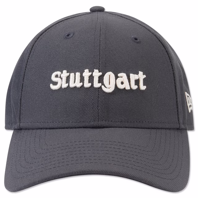 Graue Cap mit Schriftzug Stuttgart 