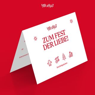 Print@Home Gutschein mit Schriftzug Zum Fest der Liebe!