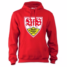 VfB Kids Hoodie Wappen rot 