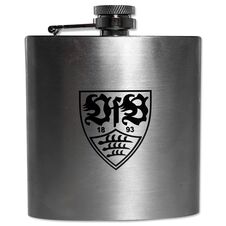 VfB hip flask emblem
