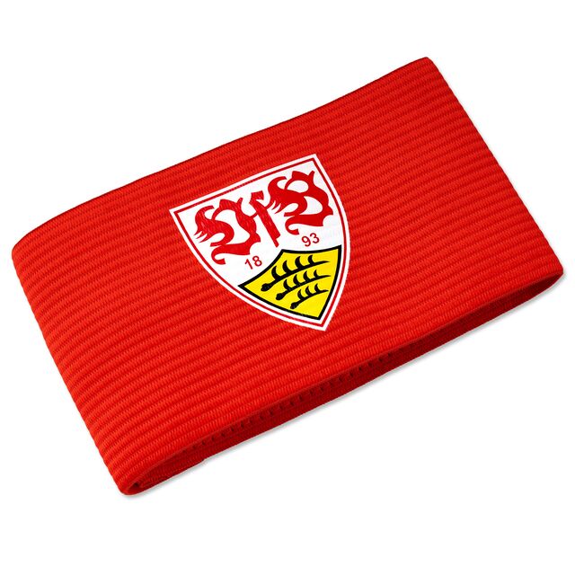 rote Kapitänsbinde mit VfB Wappen