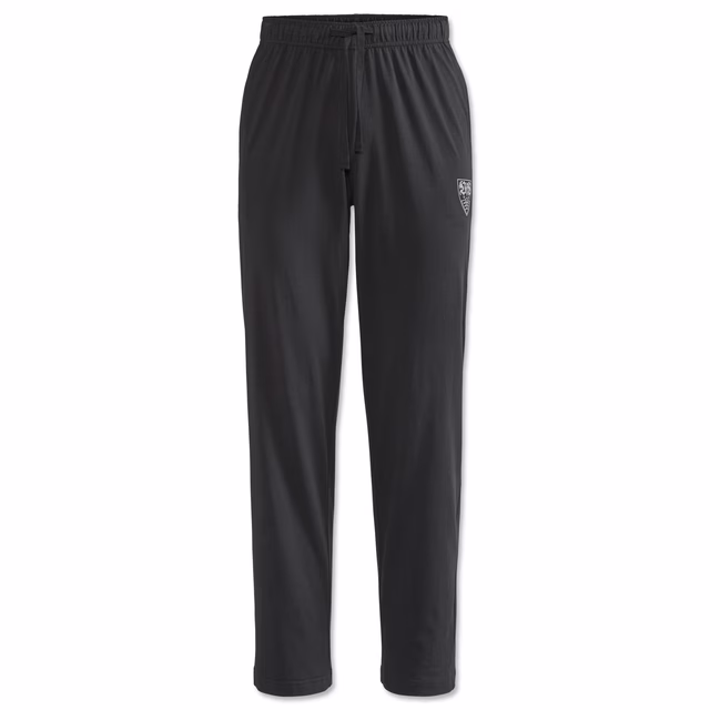 schwarze Pyjama Hose mit VfB Wappen