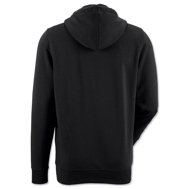schwarze Rückseite der Jacke Wappenstick schwarz