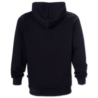 schwarze Rückseite des Hoodies